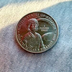 RARE ERROR Dr. Sally Ride Quarter Coin